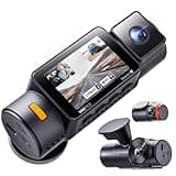 Vantrue New N4S 3 Channel Dash Cam, STARVIS 2 Night Vision, Front Rear Inside Dashcam for Cars, Front and Rear Dual Channel, PlatePix Tech, Parking Mode, Wi-Fi, GPS, 2" IPS, Support 1TB (RC18)