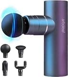 arboleaf Massage Gun Deep Tissue, Balance of Power & Portability Full-Metal Percussion Massager with Silent Brushless Motor - Ultra-Quiet Pocket-Sized for Athletes Back Pain Relief Home Office Travel
