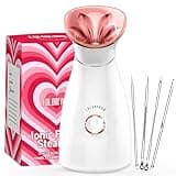 Colorfarm Facial Steamer Nano Ionic: Face Steamer Deep Cleaning Unclogs Pores - Humidifier Hot Mist Home Sauna Spa for Women Men Sinuses Moisturizing