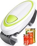 Electric Jar Opener for Seniors with Arthritis, One Touch Automatic jar Opener for Weak Hands, HandsFree Battery Operated Bottle Opener for Tight & Vacuum Sealed Jars, Kitchen Gadget for Elderly