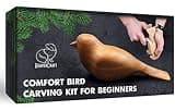 BeaverCraft Wood Carving Kit Comfort Bird DIY Kits for Adults Hobbies Whittling Knife Kit for Beginners & Kids Adult Craft Kits Wood Carving Knife Set