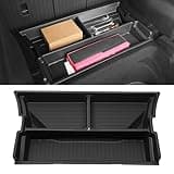 Abystar Hidden Trunk Organizer Tray for Tesla Model Y 2019-2026, Custom-Fit Rear Underfloor Storage Box, Durable ABS Compartment for Tools, Emergency Gear & Cleaning Supplies, Quick Access