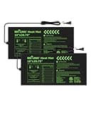 BN-LINK Durable Seedling Heat Mat for Seed Starting 10" x 20.75", 2 Pack Waterproof Warming Mats Plant Heating Pad for Seed Germination, Indoor Growing, Hydroponic, Greenhouse, ETL Listed